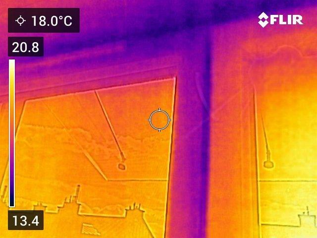 Thermal imaging survey with FLIR camera